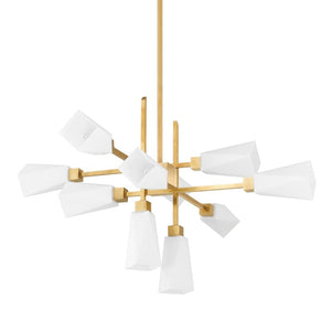 Corbett Lighting - 441-46-VB - Ten Light Chandelier - Artemis - Vintage Brass