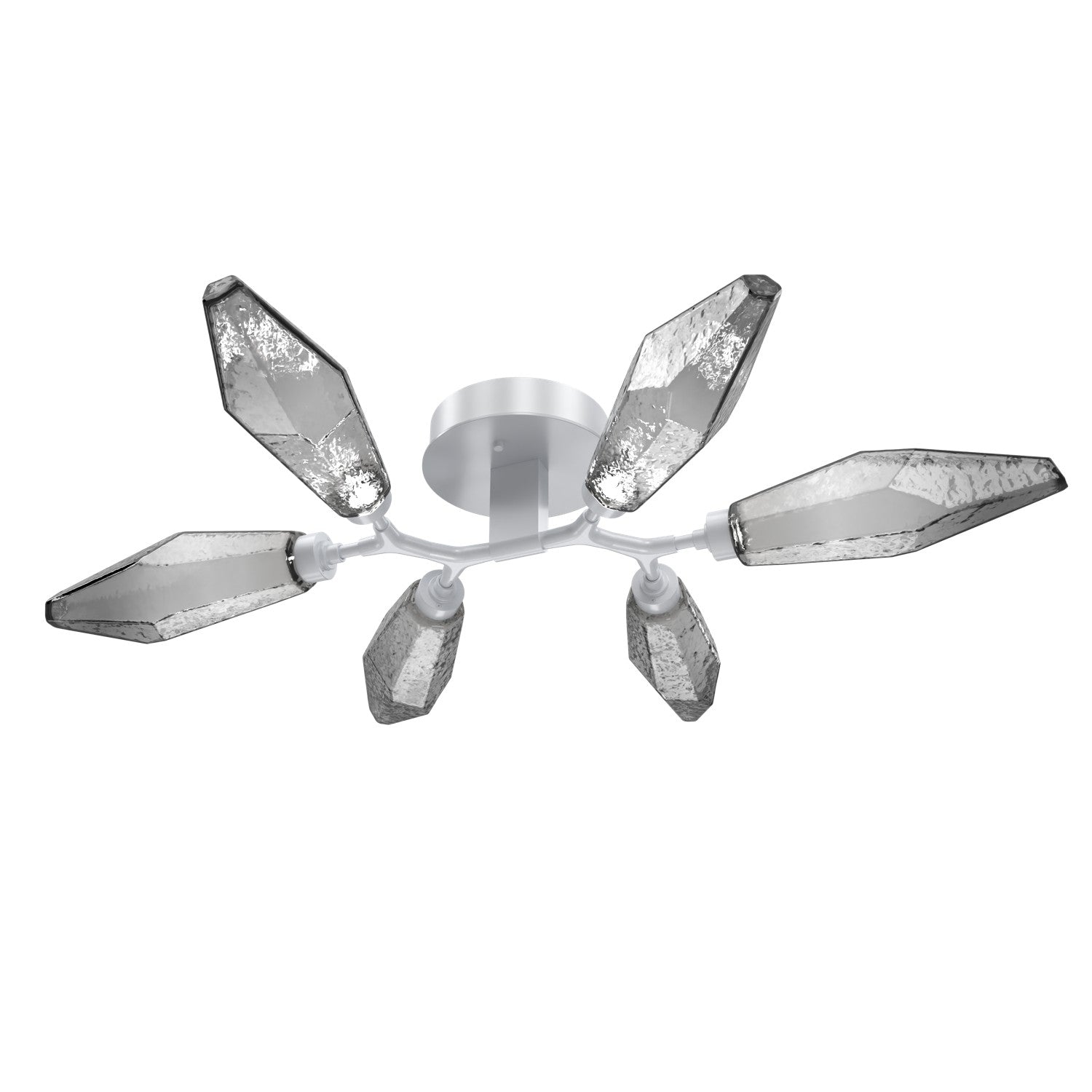 Hammerton Studio - CLB0050-01-CS-CS-L1 - LED Flush Mount - Rock Crystal - Classic Silver