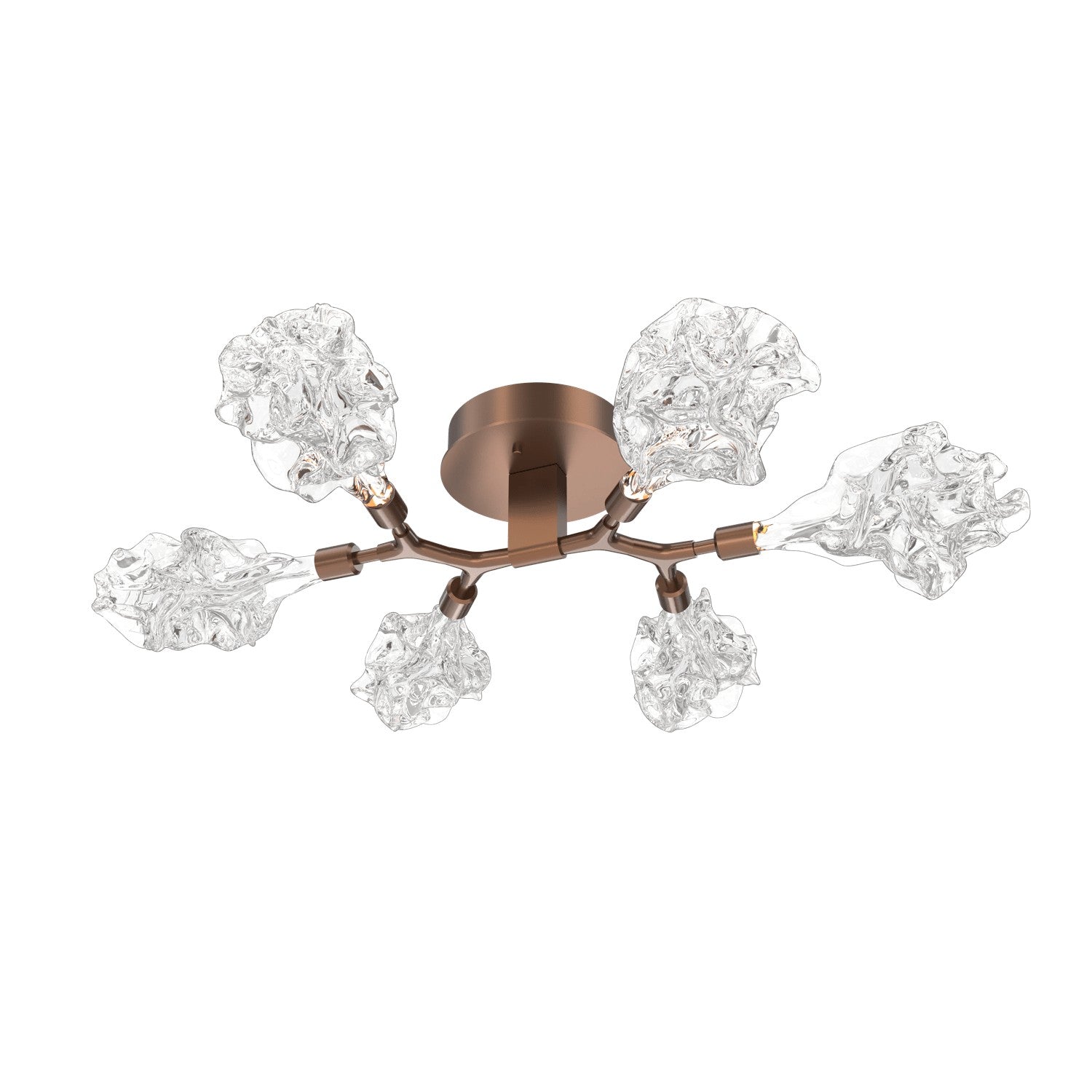 Hammerton Studio - CLB0059-01-BB-BC-L3 - LED Flush Mount - Blossom - Burnished Bronze