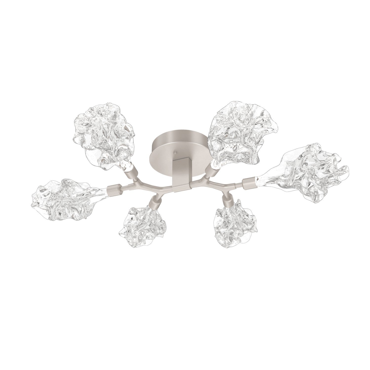 Hammerton Studio - CLB0059-01-BS-BC-L1 - LED Flush Mount - Blossom - Beige Silver