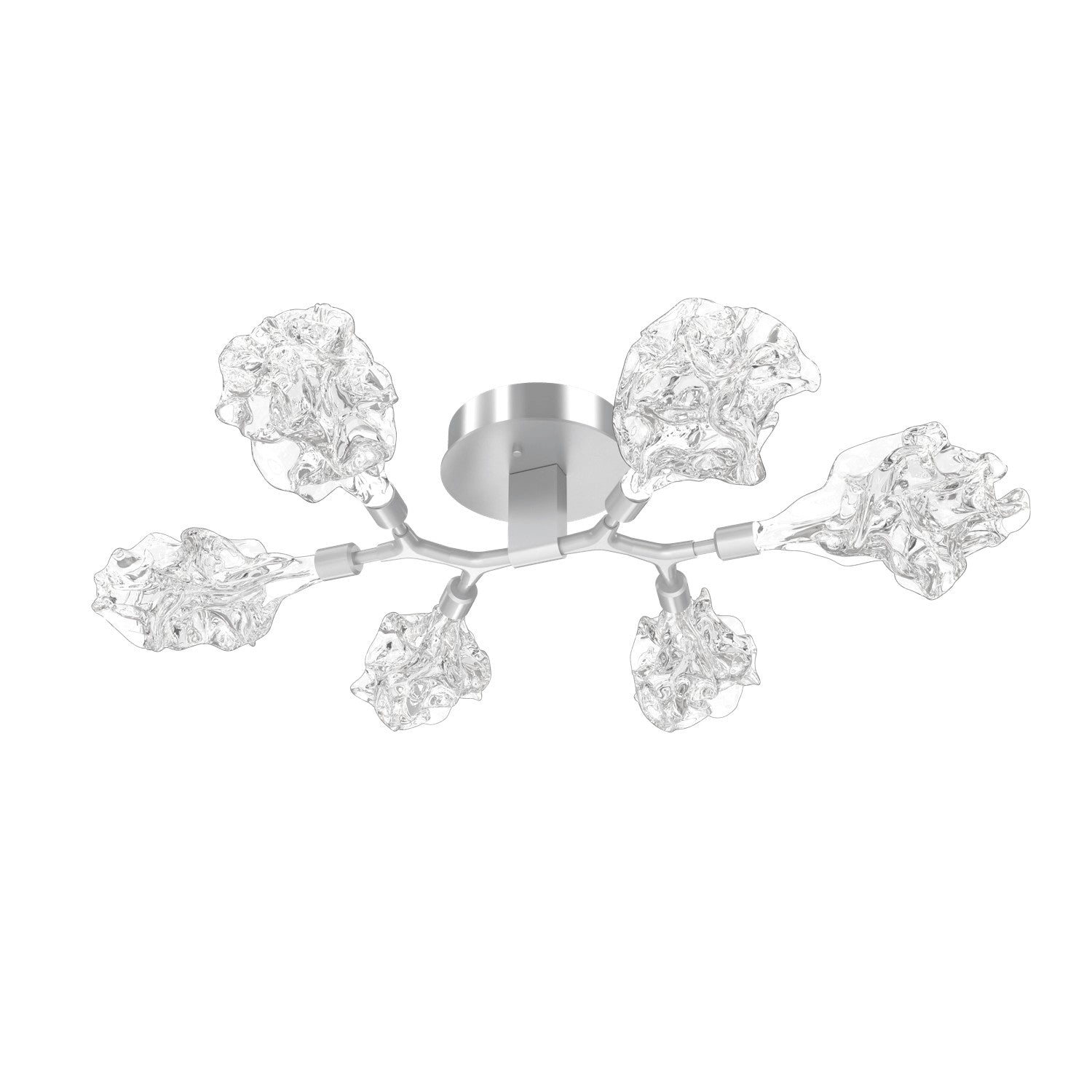 Hammerton Studio - CLB0059-01-CS-BC-L1 - LED Flush Mount - Blossom - Classic Silver