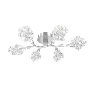 Hammerton Studio - CLB0059-01-CS-BC-L3 - LED Flush Mount - Blossom - Classic Silver