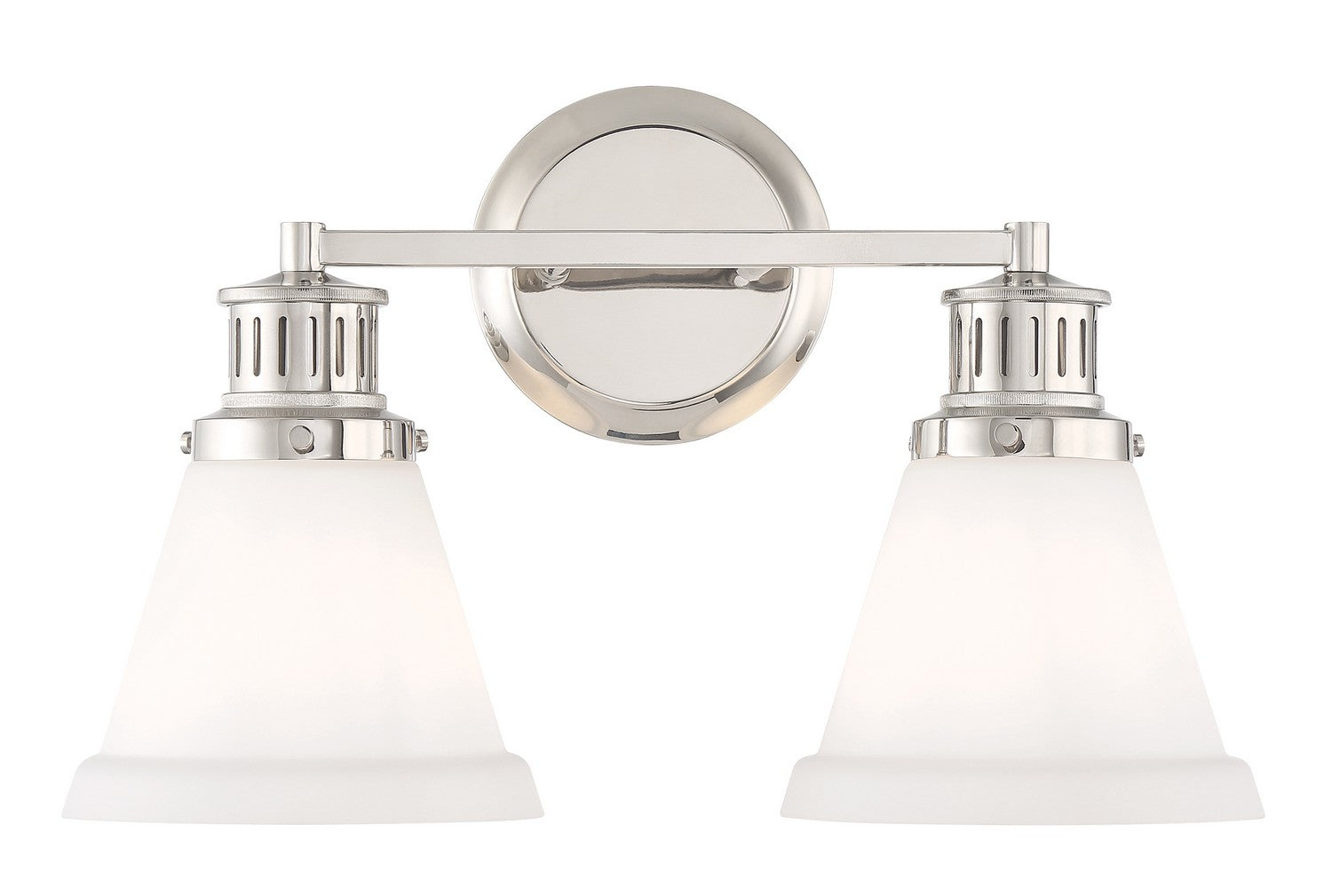 Norwell Lighting - 2402-PN-MO - Two Light Bath - Alden - Polished Nickel