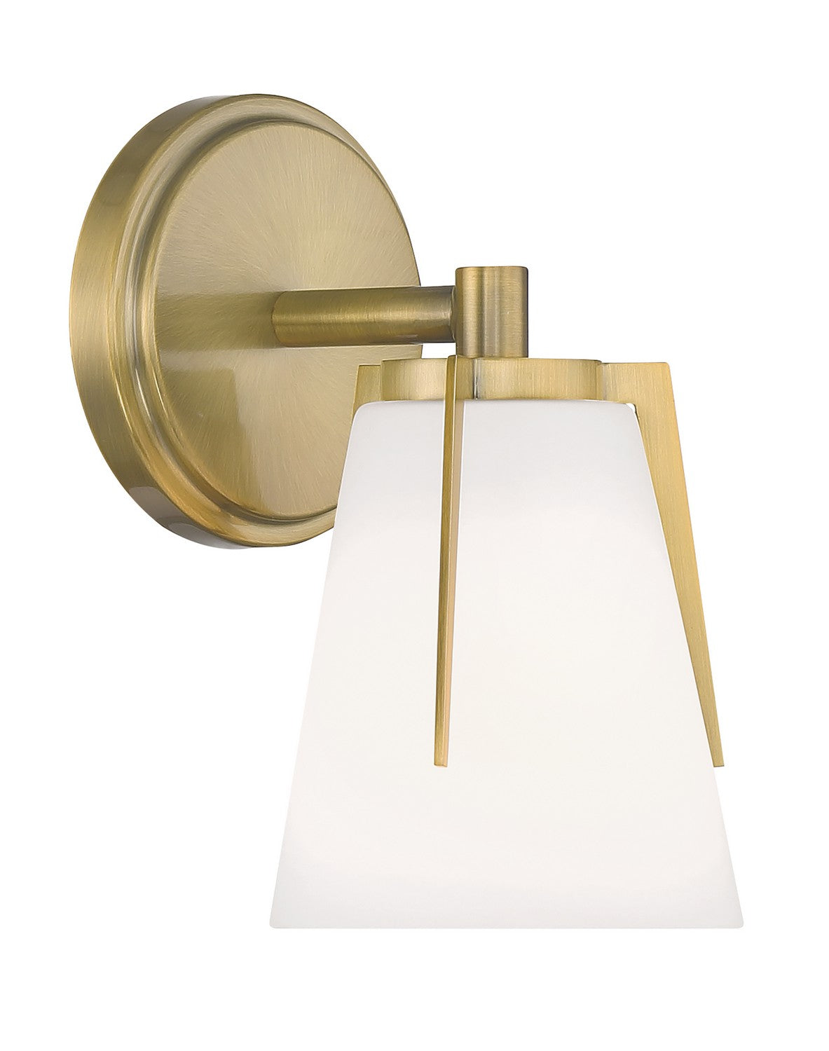 Norwell Lighting - 2501-AN-MO - One Light Bath - Allure - Antique Brass