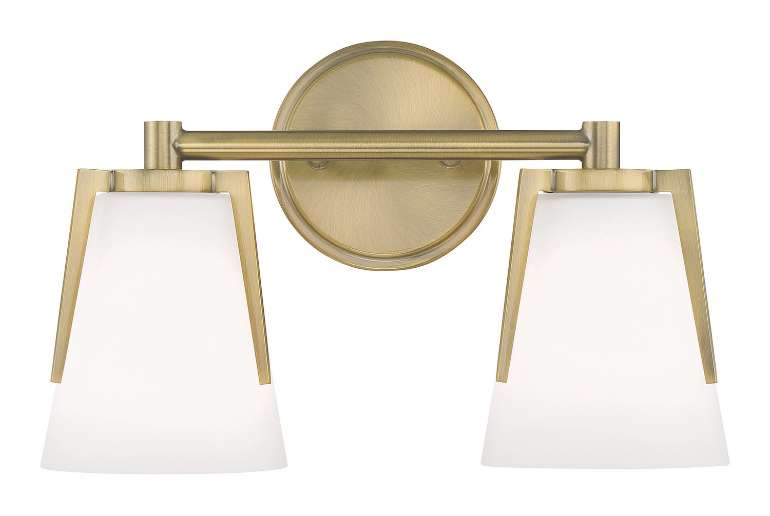 Norwell Lighting - 2502-AN-MO - Two Light Bath - Allure - Antique Brass