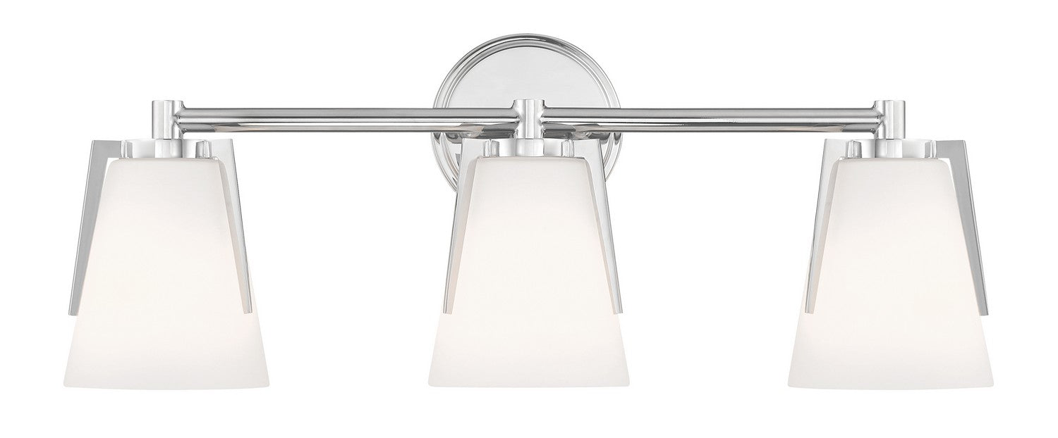 Norwell Lighting - 2503-CH-MO - Three Light Bath - Allure - Chrome