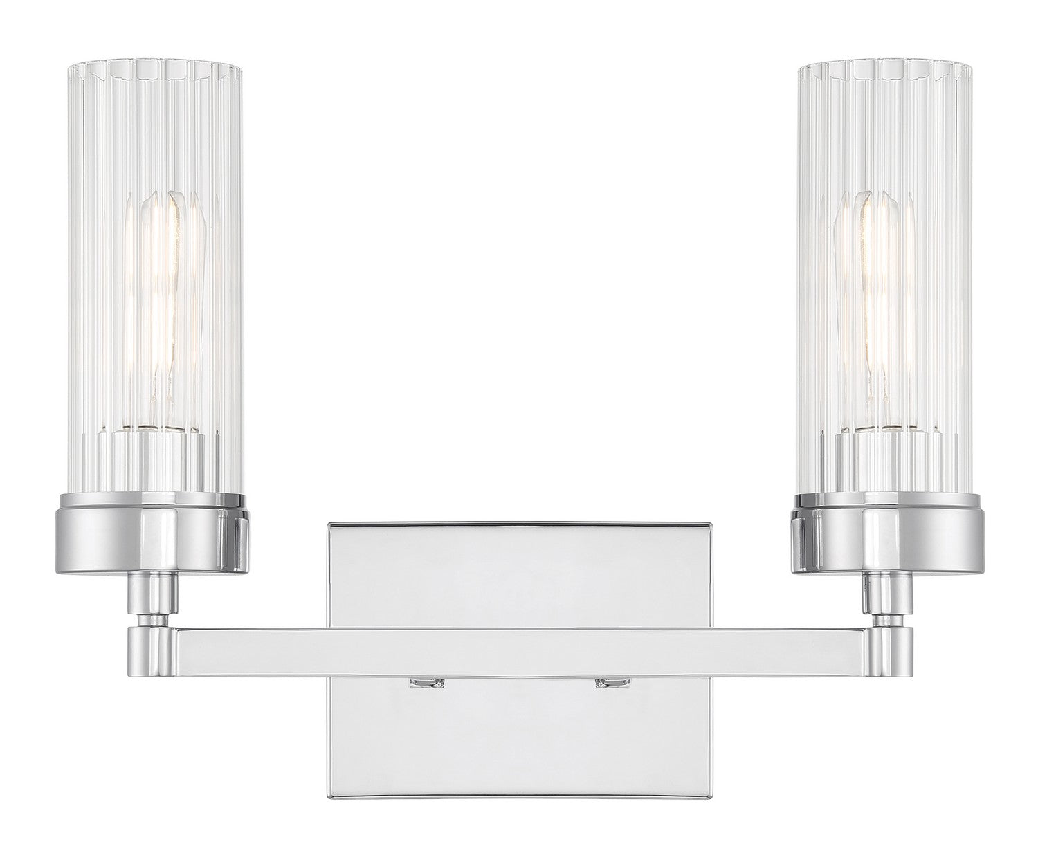 Norwell Lighting - 2612-CH-CL - Two Light Bath - Lida - Chrome