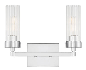 Norwell Lighting - 2612-CH-CL - Two Light Bath - Lida - Chrome