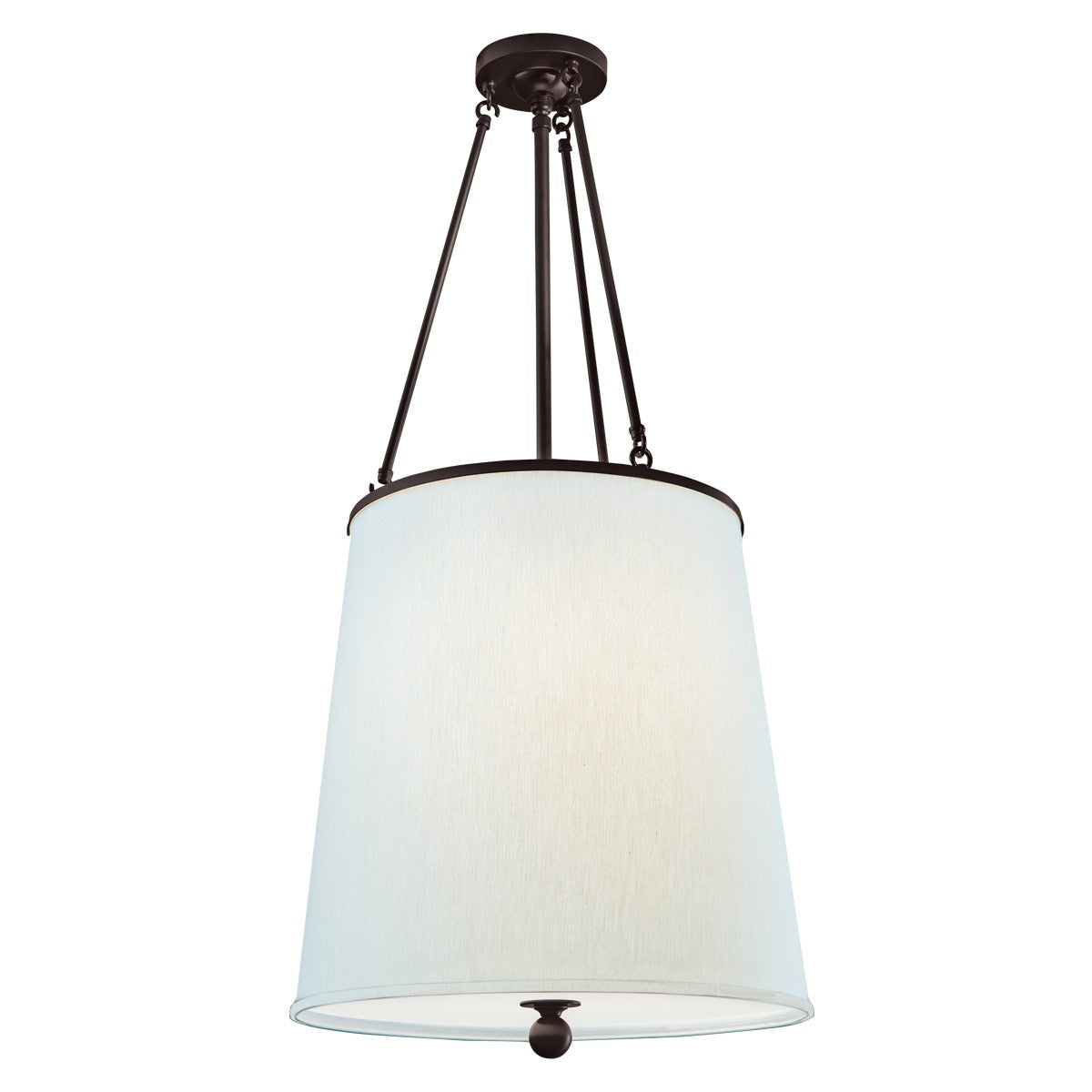 Norwell Lighting - 5280_BR_CS - Three Light Chandelier - Ashton - Bronze