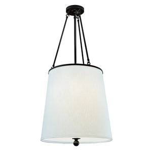 Norwell Lighting - 5280_MB_CS - Three Light Chandelier - Ashton - Matte Black