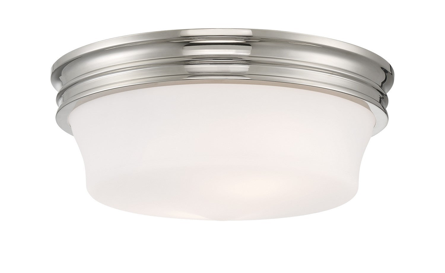 Norwell Lighting - 5912-PN-MO - Three Light Flush Mount - Galen - Polished Nickel