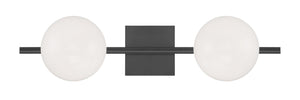 Norwell Lighting - 9682-ADB-OP - Two Light Wall Sconce - Perch - Acid Dipped Black