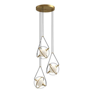 Kuzco Lighting - CH76718-BG - LED Chandelier - Aries - Brushed Gold