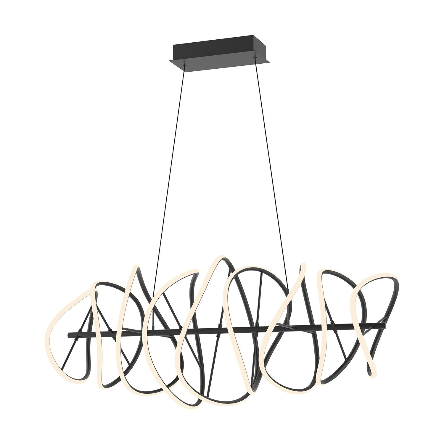 Kuzco Lighting - CH96442-BK - LED Chandelier - Collide - Black