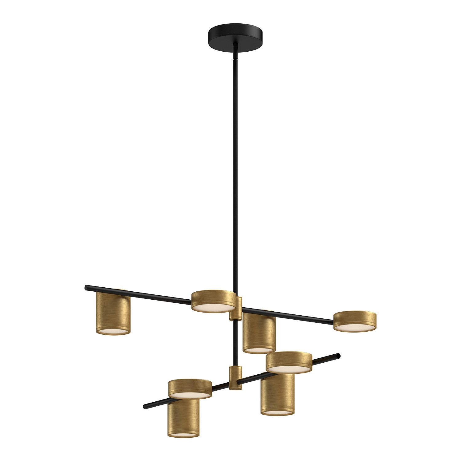 Kuzco Lighting - CH96840-BK/BG - LED Chandelier - Jayden - Black/Brushed Gold