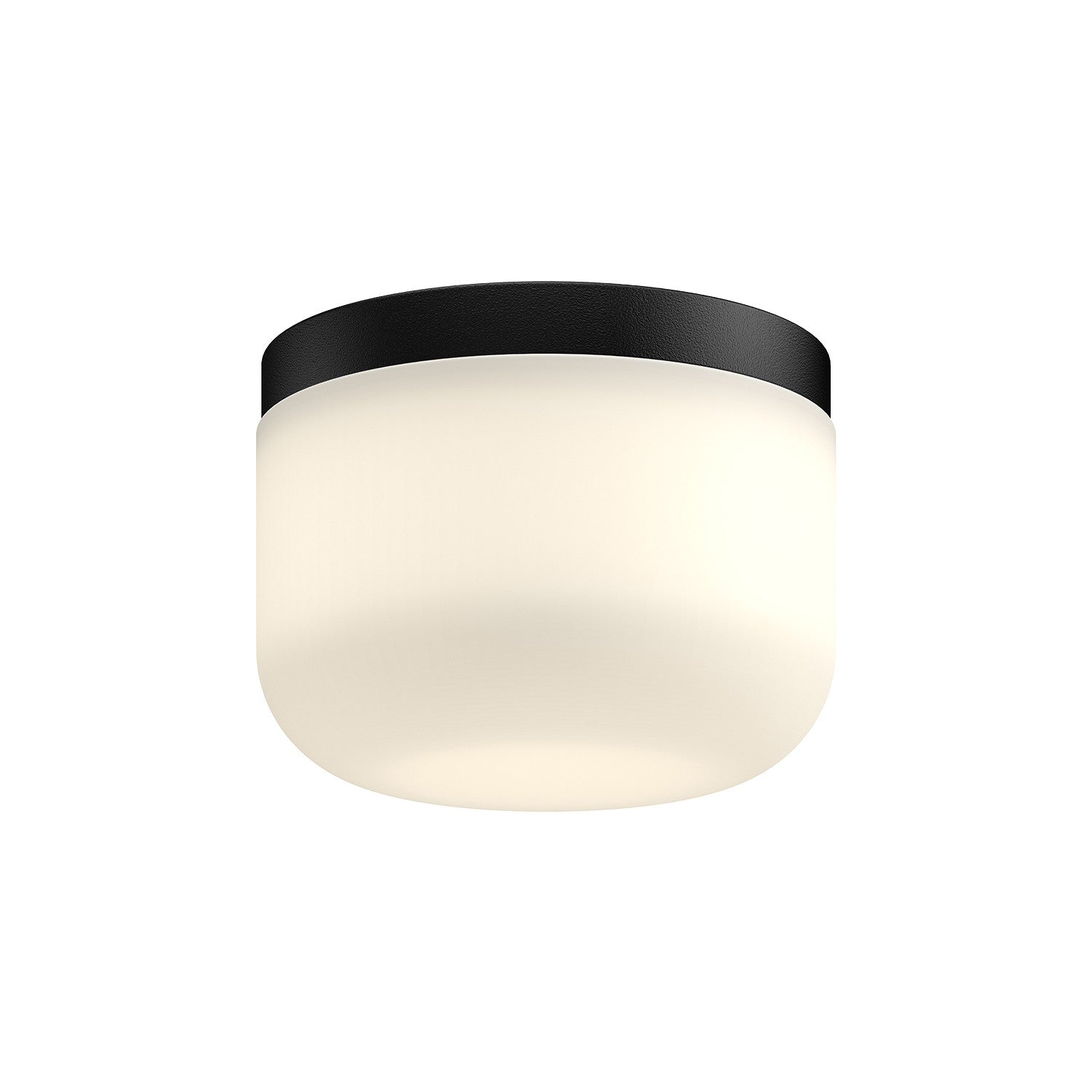 Kuzco Lighting - FM53005-BK/OP - LED Flush Mount - Mel - Black/Opal Glass