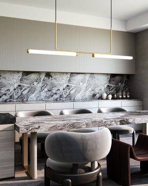 Kuzco Lighting - LP73073-BG - LED Linear Pendant - Vesper - Brushed Gold