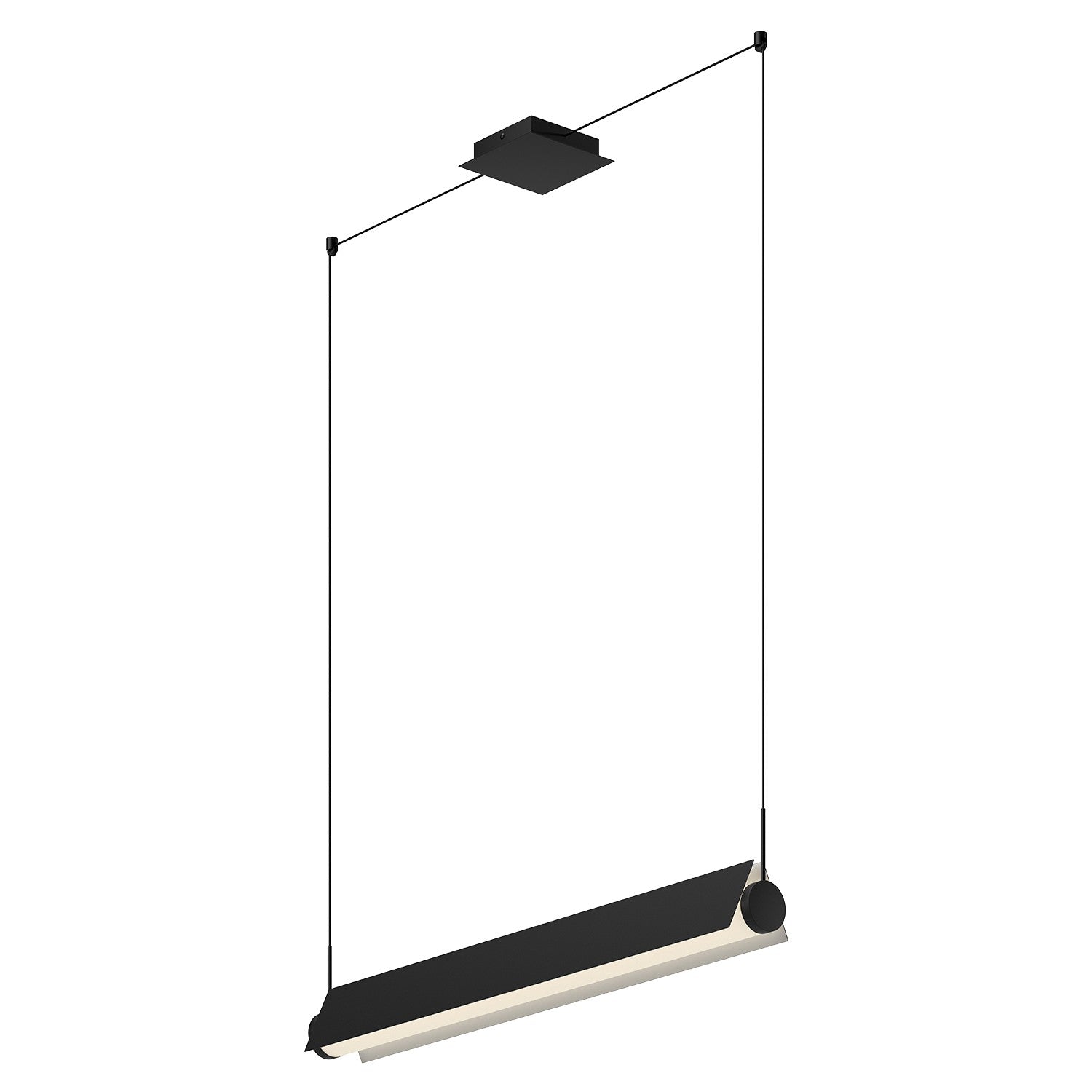 Kuzco Lighting - LP73536-BK/WH - LED Linear Pendant - Phoenix - Black/White