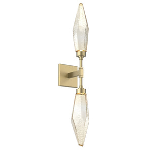 Hammerton Studio - IDB0050-02-GB-CA-L3 - LED Wall Sconce - Rock Crystal - Gilded Brass