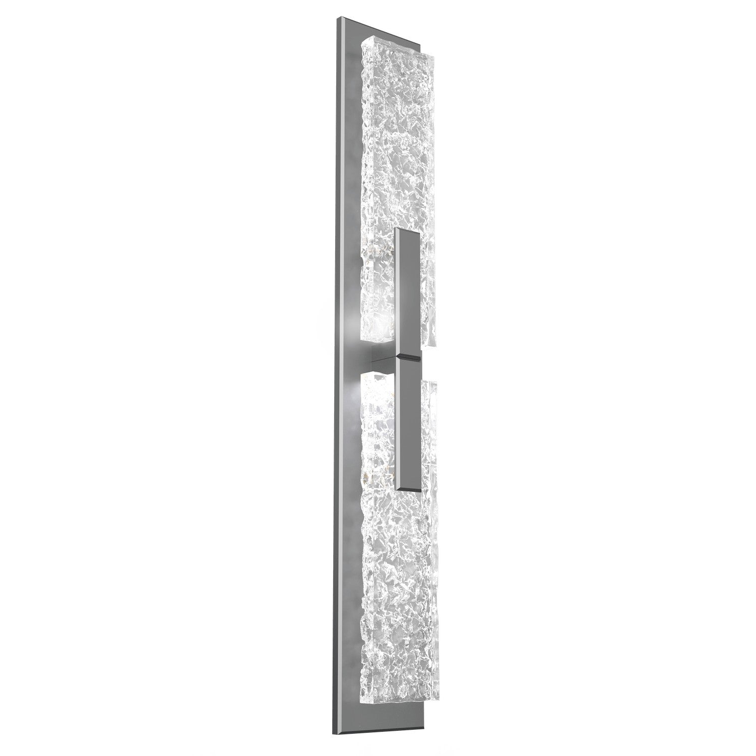 Hammerton Studio - IDB0061-02-CS-GC-L1 - LED Wall Sconce - Glacier - Classic Silver