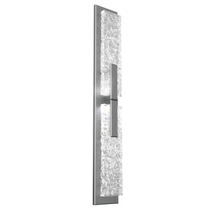 Hammerton Studio - IDB0061-02-CS-GC-L1 - LED Wall Sconce - Glacier - Classic Silver