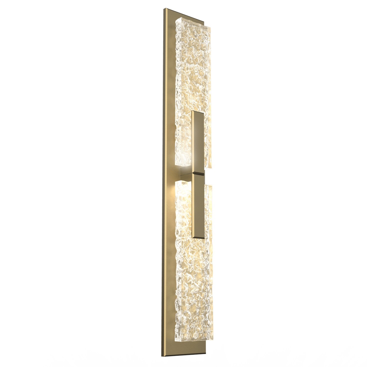 Hammerton Studio - IDB0061-02-GB-GC-L3 - LED Wall Sconce - Glacier - Gilded Brass