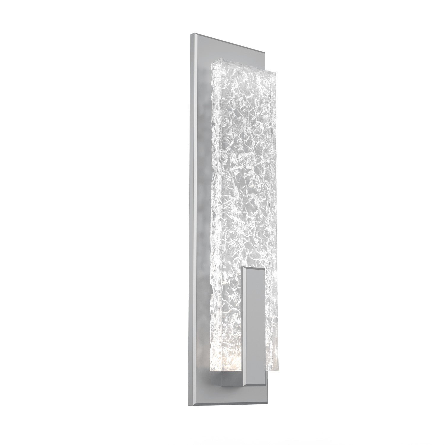 Hammerton Studio - IDB0061-19-CS-GC-L3 - LED Wall Sconce - Glacier - Classic Silver