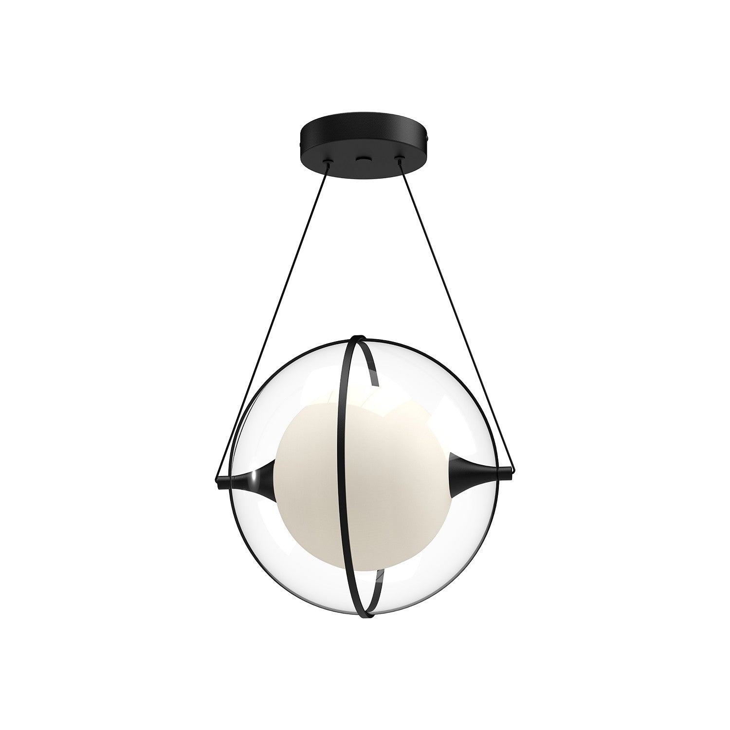 Kuzco Lighting - PD76712-BK - LED Pendant - Aries - Black