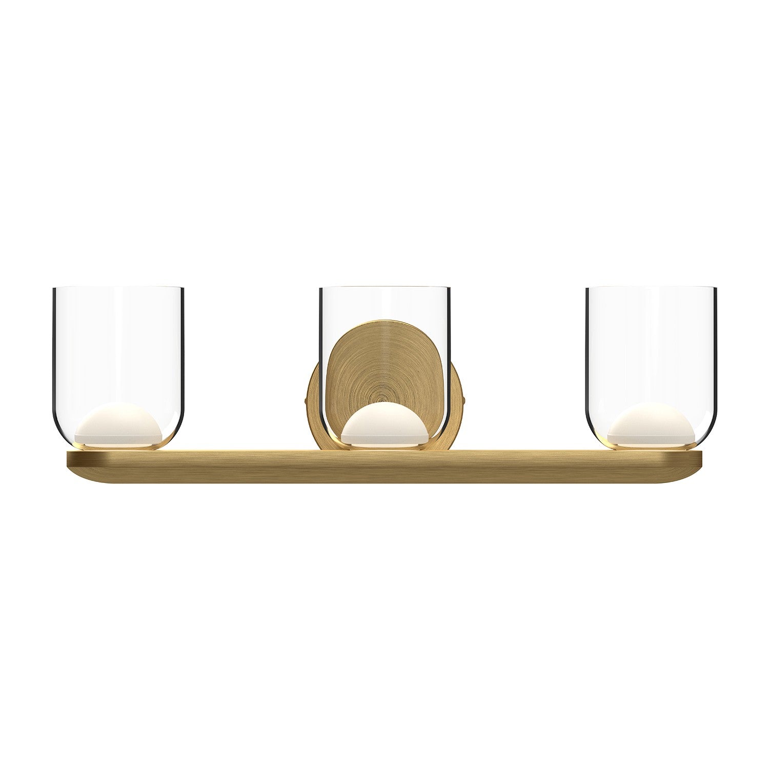 Kuzco Lighting - VL52520-BG/CL - LED Vanity - Cedar - Brushed Gold/Clear