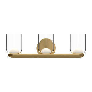 Kuzco Lighting - VL52520-BG/CL - LED Vanity - Cedar - Brushed Gold/Clear