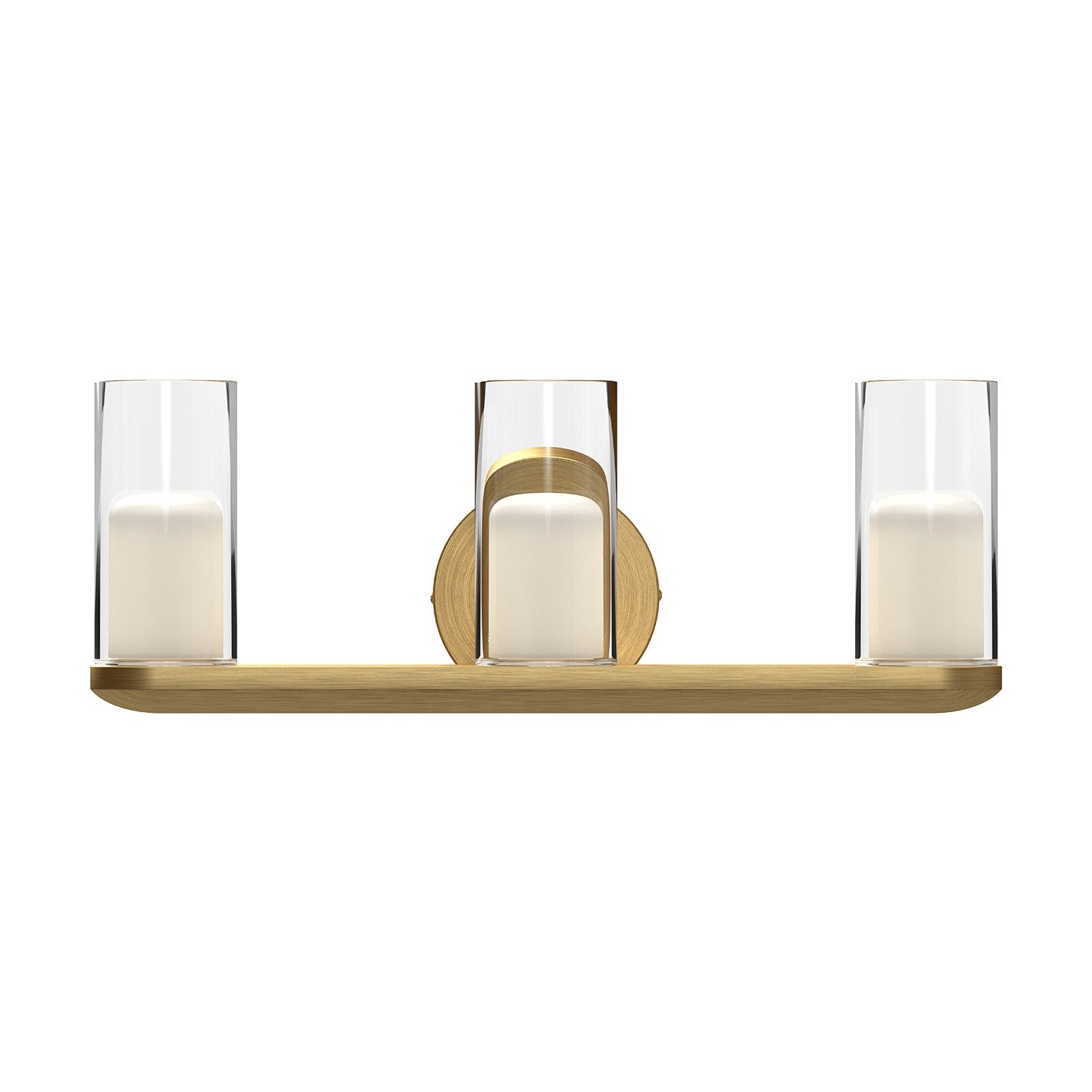 Kuzco Lighting - VL53519-BG/CL - LED Vanity - Birch - Brushed Gold/Clear