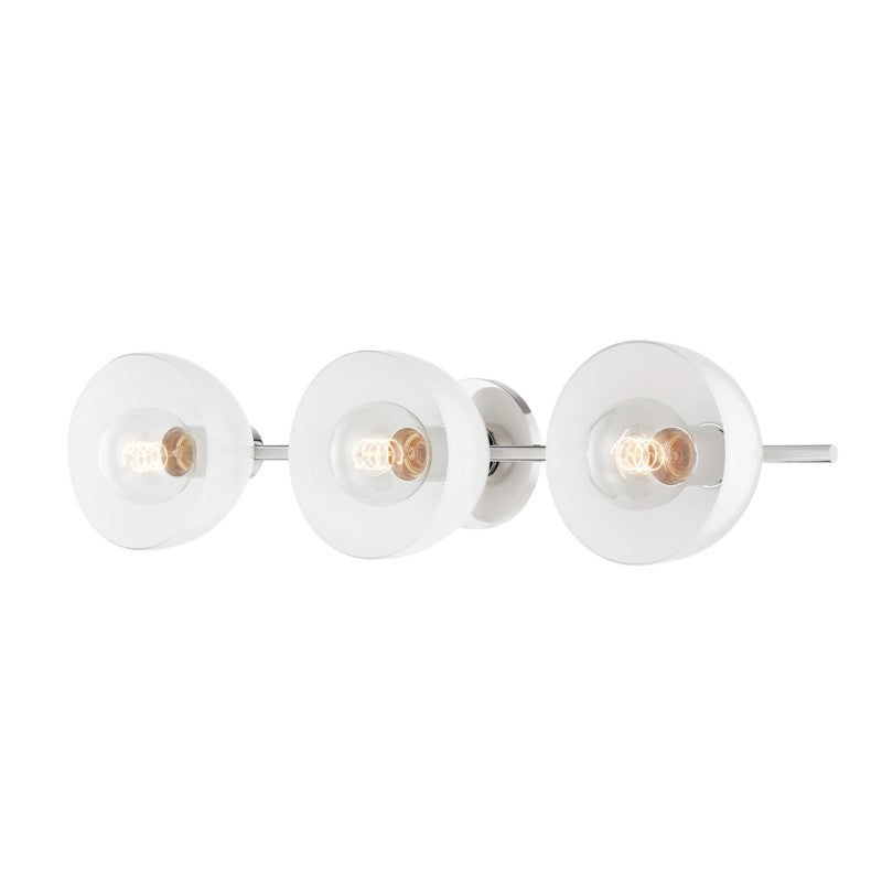 Mitzi - H724303-PN - Three Light Bath and Vanity - Belle - Polished Nickel