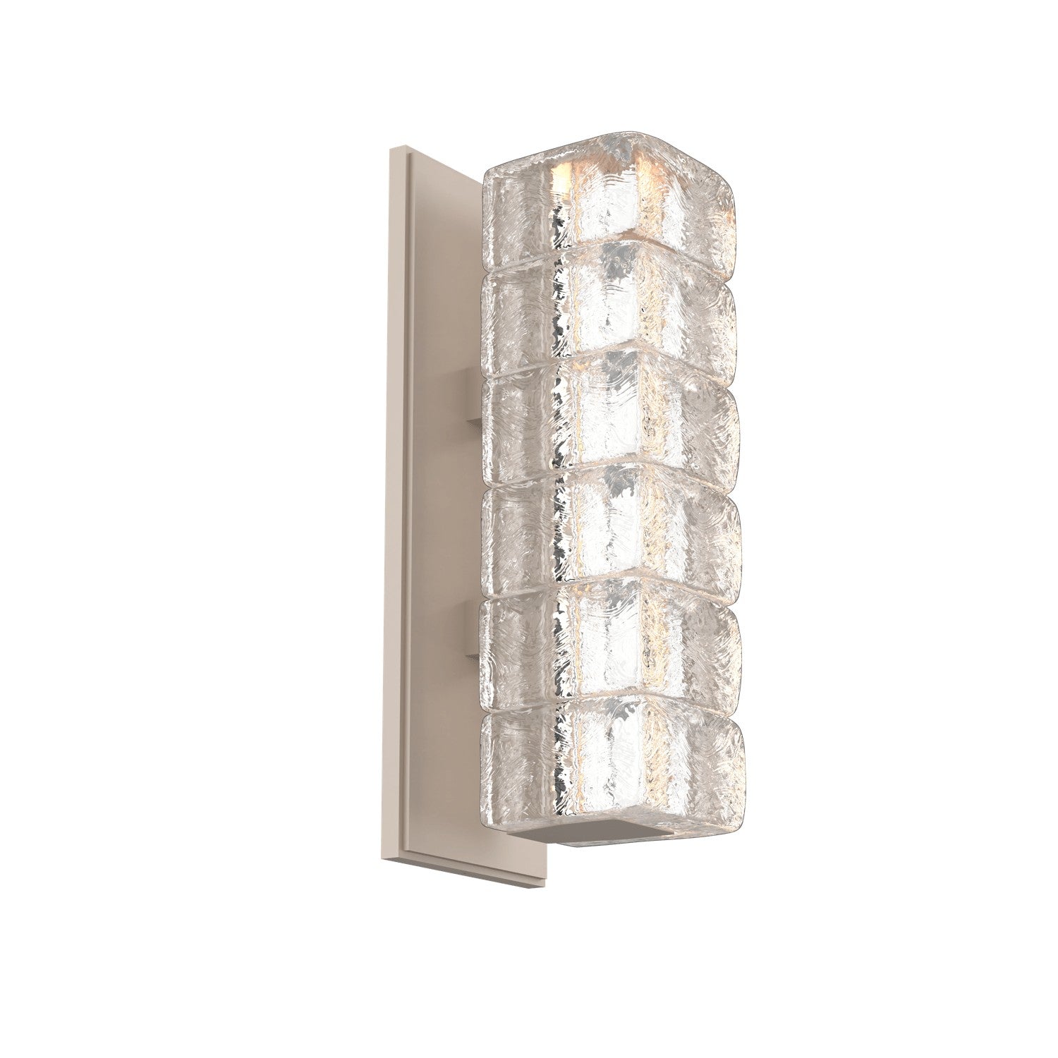 Hammerton Studio - IDB0080-01-BB-AC-L3 - LED Wall Sconce - Asscher - Burnished Bronze