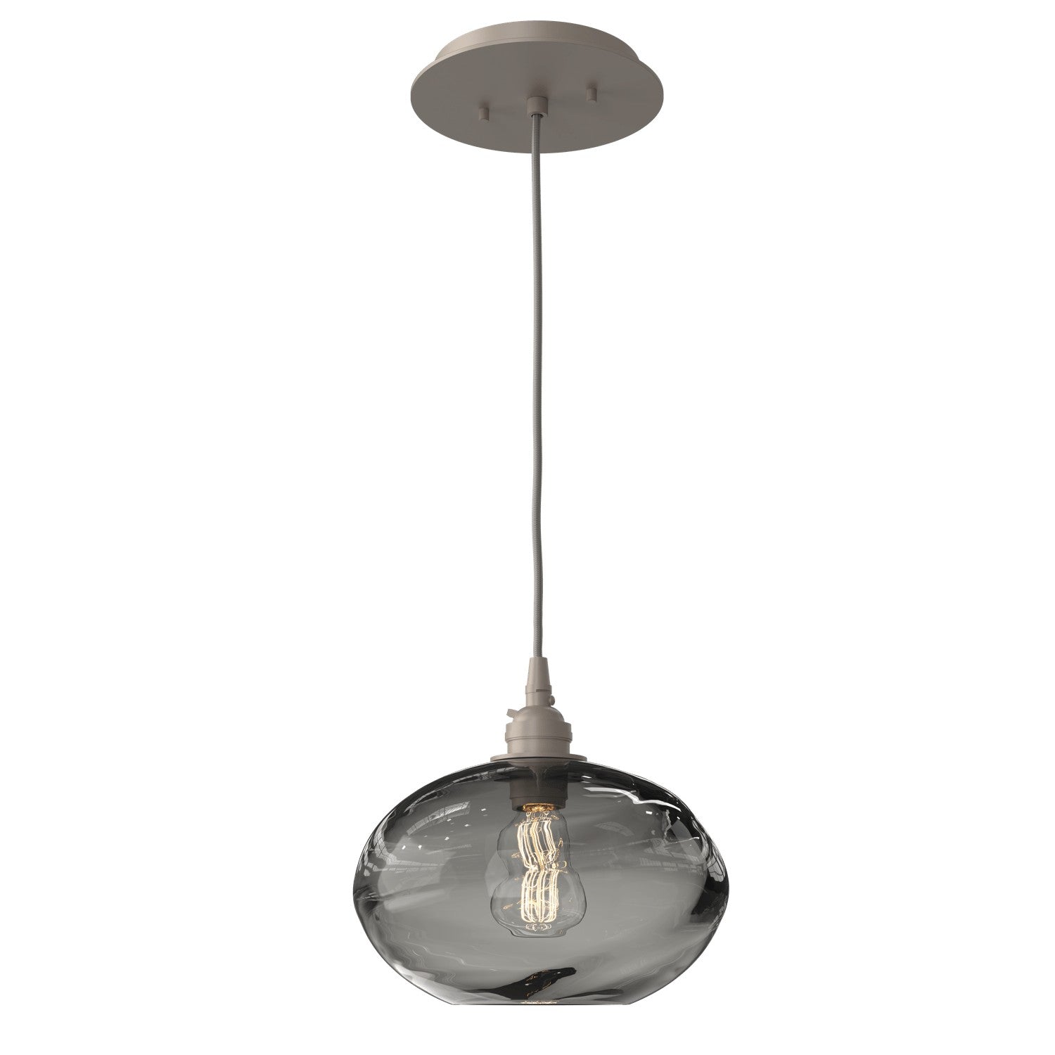 Hammerton Studio - LAB0036-01-BS-OS-C01-E2 - One Light Pendant - Coppa - Beige Silver