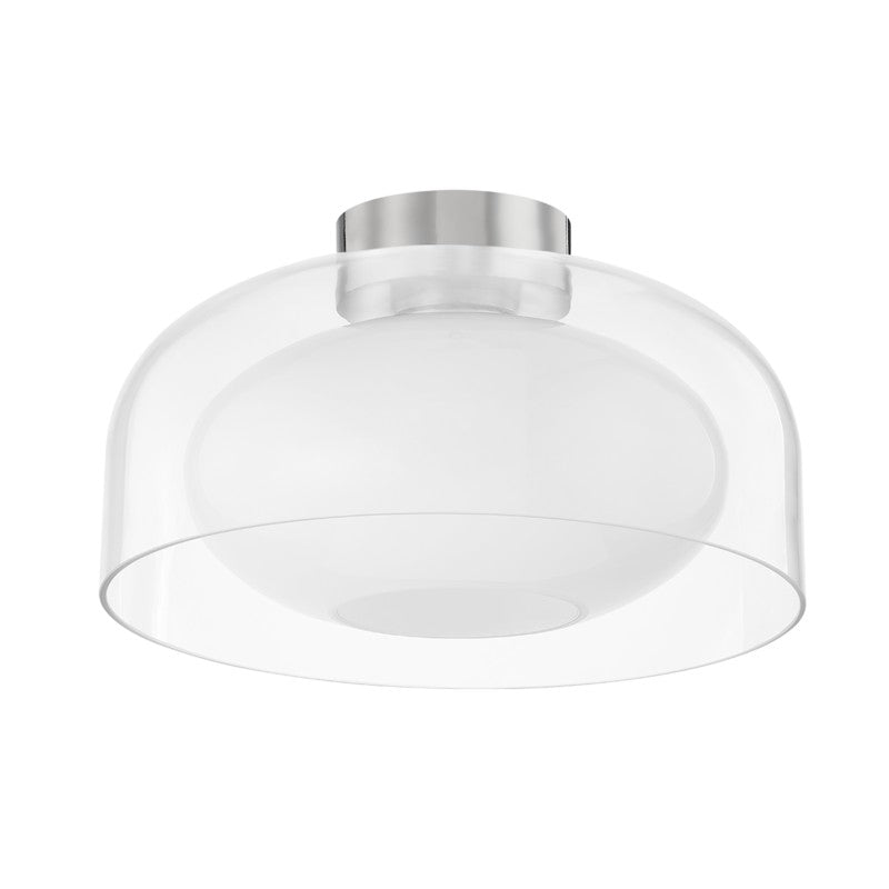 Mitzi - H746501-PN - One Light Flush Mount - Giovanna - Polished Nickel