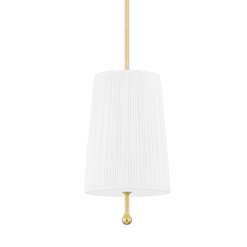 Mitzi - H748701-AGB - One Light Pendant - Adeline - Aged Brass