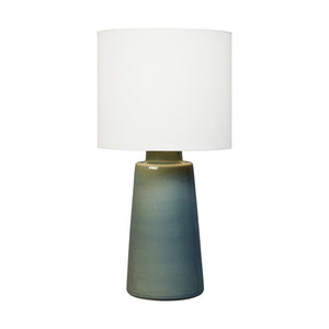 Visual Comfort Studio - BT1071BAC1 - One Light Table Lamp - Vessel - Blue Anglia Crackle