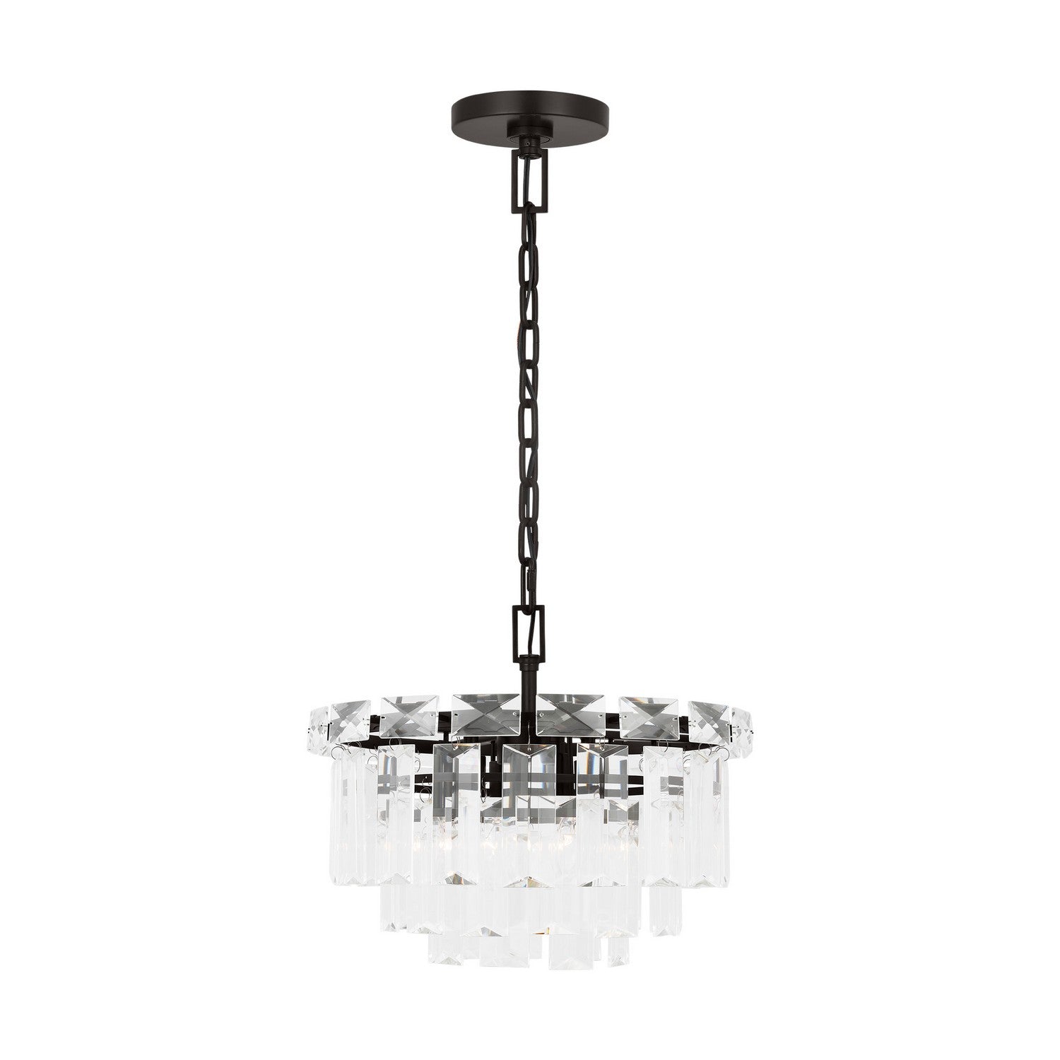 Visual Comfort Studio - CC1254AI - Four Light Chandelier - Arden - Aged Iron