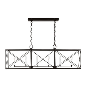 Visual Comfort Studio - CC1646AI - Six Light Chandelier - Beatrix - Aged Iron