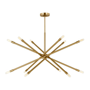 Visual Comfort Studio - CC16512BBS - 12 Light Chandelier - Eastyn - Burnished Brass