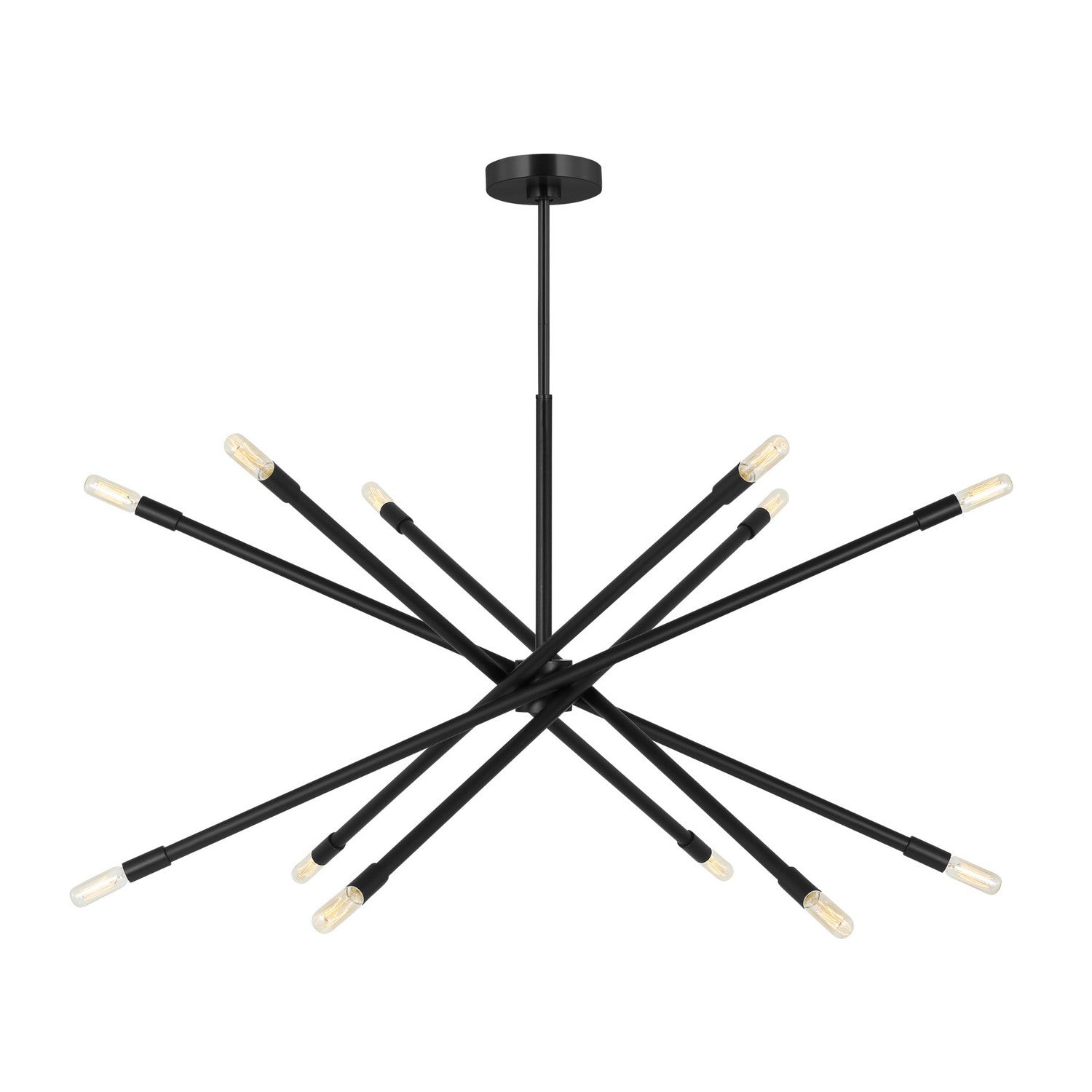 Visual Comfort Studio - CC16512MBK - 12 Light Chandelier - Eastyn - Midnight Black