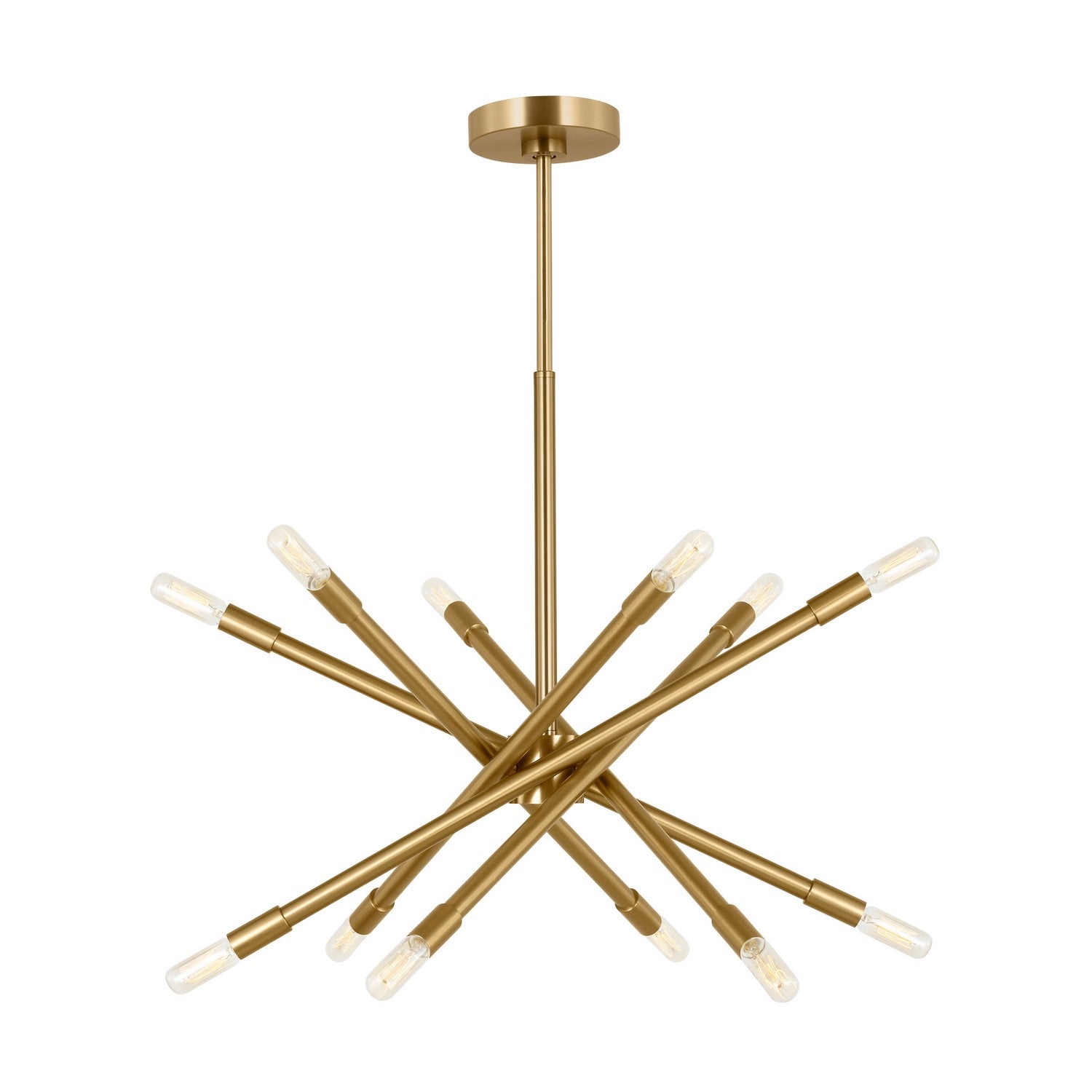 Visual Comfort Studio - CC16712BBS - 12 Light Chandelier - Eastyn - Burnished Brass