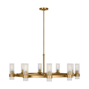 Visual Comfort Studio - CC16810BBS - Eight Light Chandelier - Geneva - Burnished Brass