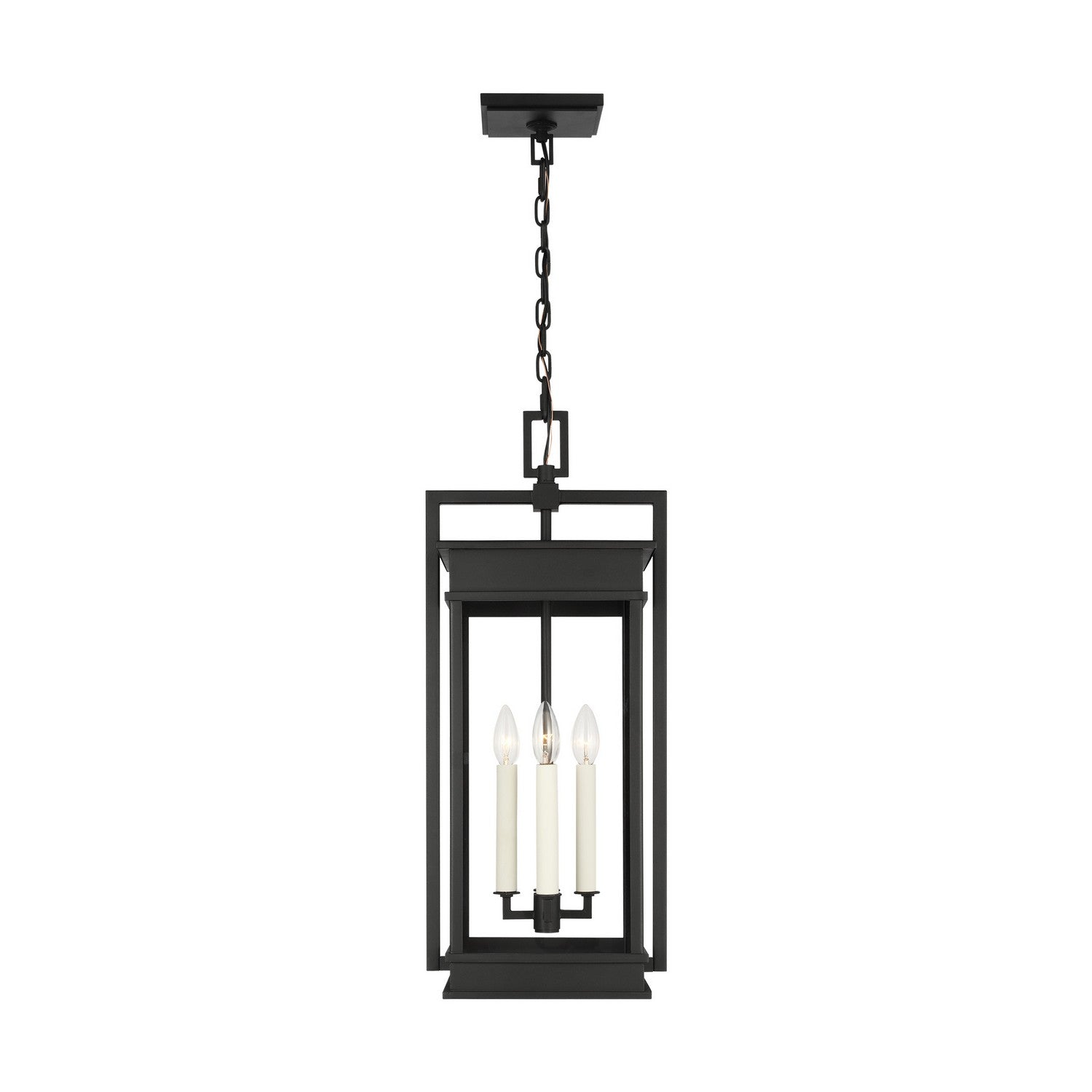 Visual Comfort Studio - CO1534TXB - Four Light Outdoor Pendant - Cupertino - Textured Black