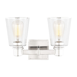 Visual Comfort Studio - CV1032PN - Two Light Bath Vanity - Alessa - Polished Nickel