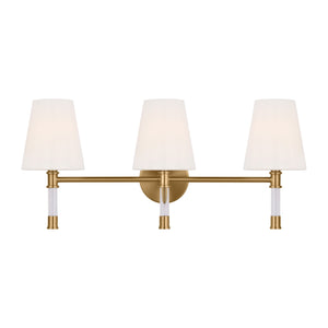 Visual Comfort Studio - CV1053BBS - Three Light Bath Vanity - Hanover - Burnished Brass