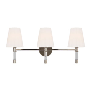 Visual Comfort Studio - CV1053PN - Three Light Bath Vanity - Hanover - Polished Nickel