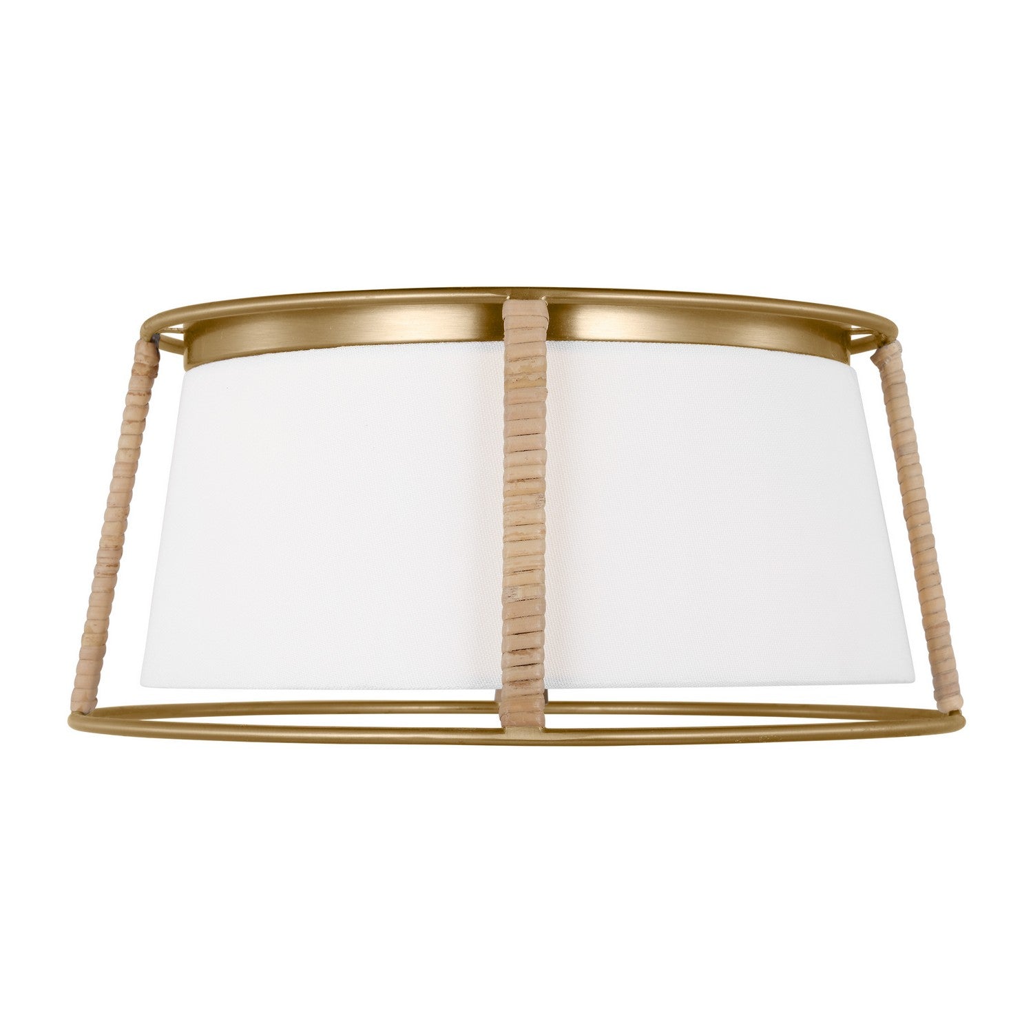 Visual Comfort Studio - DJF1002SB - Two Light Flush Mount - Cortes - Satin Brass