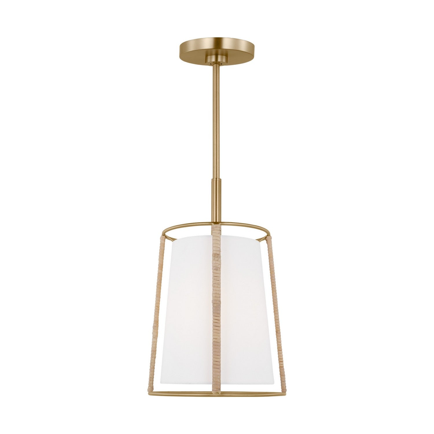 Visual Comfort Studio - DJP1011SB - One Light Pendant - Cortes - Satin Brass