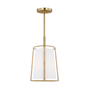 Visual Comfort Studio - DJP1011SB - One Light Pendant - Cortes - Satin Brass